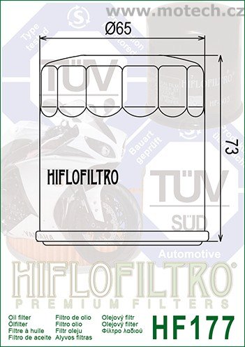 Olejový filtr HF177 - Kliknutím na obrázek zavřete