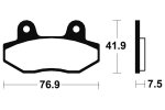 Brzdové destičky přední Bendix - MF 314