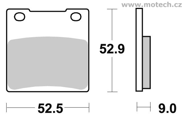 Brzdové destičky zadní SBS - 556HF - Kliknutím na obrázek zavřete