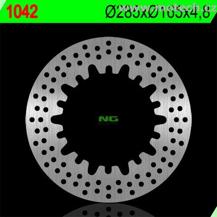 Brzdový kotouč NG 1042 - pevný - Kliknutím na obrázek zavřete