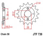 Kolečko JTF739-15 pro: CAGIVA Elephant 900