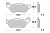 Brzdové destičky přední SBS - 194CT