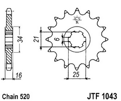 JT sprockets řetězová kola a rozety