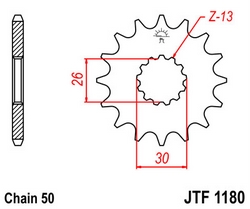 JT sprockets řetězová kola a rozety