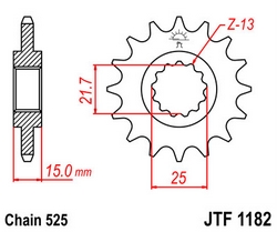 JT sprockets řetězová kola a rozety