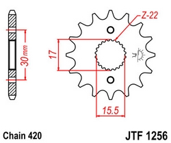 JT sprockets řetězová kola a rozety