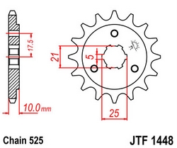 JT sprockets řetězová kola a rozety