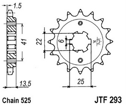 JT sprockets řetězová kola a rozety