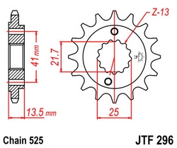 JT sprockets řetězová kola a rozety