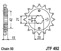 JT sprockets řetězová kola a rozety