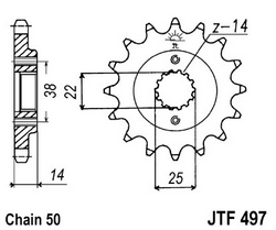 JT sprockets řetězová kola a rozety