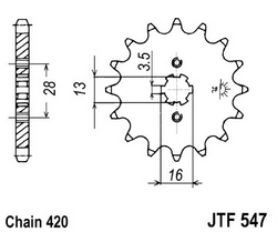 JT sprockets řetězová kola a rozety