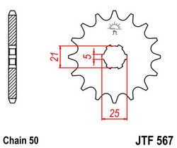 JT sprockets řetězová kola a rozety