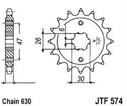 JT sprockets řetězová kola a rozety