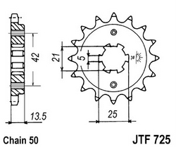 JT sprockets řetězová kola a rozety