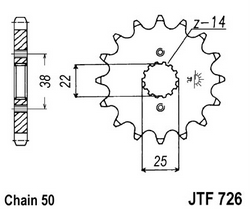 JT sprockets řetězová kola a rozety