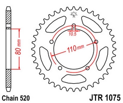 JT sprockets řetězová kola a rozety