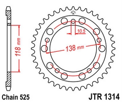 JT sprockets řetězová kola a rozety