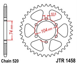 JT sprockets řetězová kola a rozety