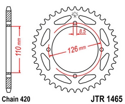 JT sprockets řetězová kola a rozety