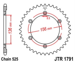 JT sprockets řetězová kola a rozety