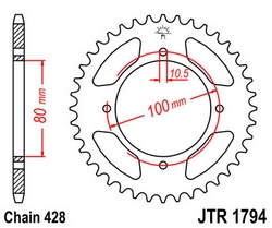 JT sprockets řetězová kola a rozety