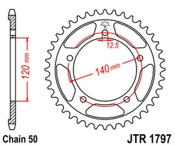 JT sprockets řetězová kola a rozety