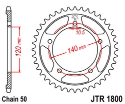 JT sprockets řetězová kola a rozety