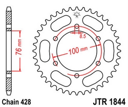 JT sprockets řetězová kola a rozety