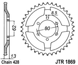 JT sprockets řetězová kola a rozety