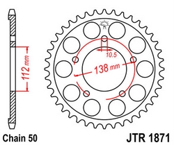 JT sprockets řetězová kola a rozety