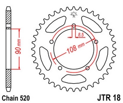 JT sprockets řetězová kola a rozety