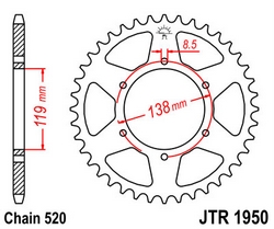 JT sprockets řetězová kola a rozety