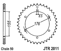 JT sprockets řetězová kola a rozety