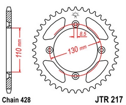 JT sprockets řetězová kola a rozety