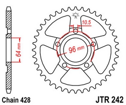 JT sprockets řetězová kola a rozety