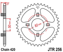 JT sprockets řetězová kola a rozety