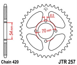 JT sprockets řetězová kola a rozety