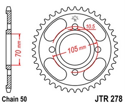 JT sprockets řetězová kola a rozety