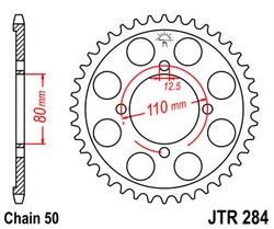 JT sprockets řetězová kola a rozety