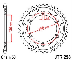 JT sprockets řetězová kola a rozety