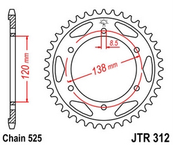 JT sprockets řetězová kola a rozety