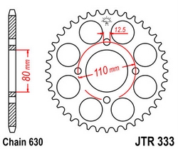 JT sprockets řetězová kola a rozety