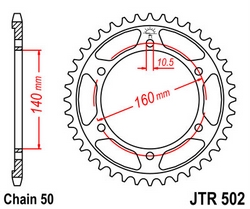 JT sprockets řetězová kola a rozety