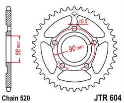 JT sprockets řetězová kola a rozety