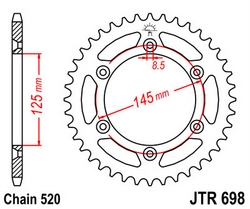 JT sprockets řetězová kola a rozety