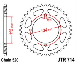 JT sprockets řetězová kola a rozety