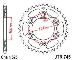 JT sprockets řetězová kola a rozety