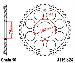 JT sprockets řetězová kola a rozety