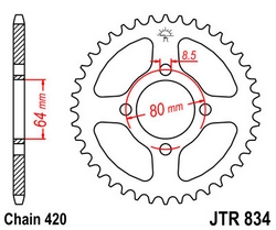 JT sprockets řetězová kola a rozety